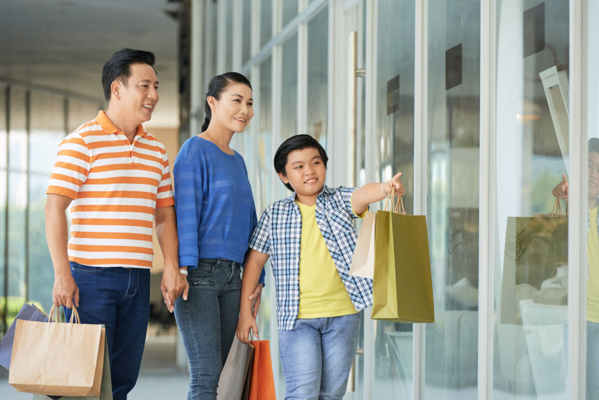 Shopping at Mall
