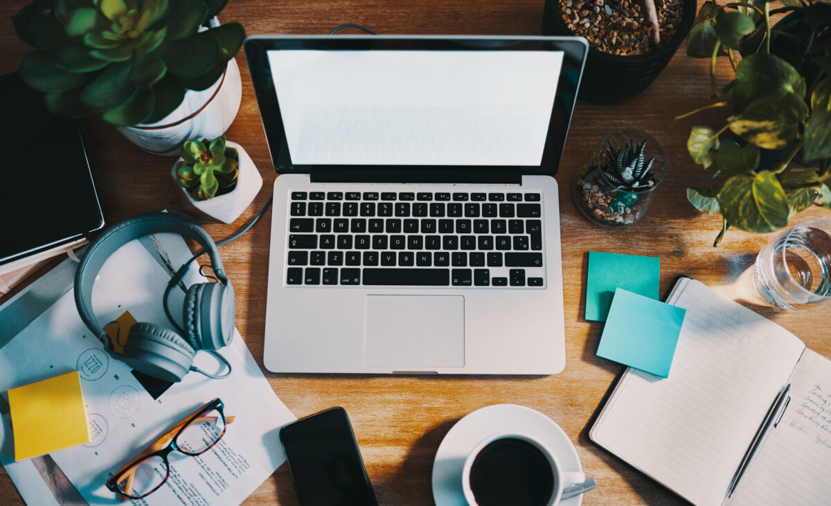 Office supplies and plants