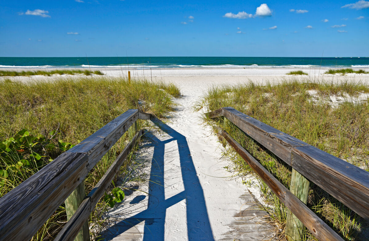 Beach and boardwalk