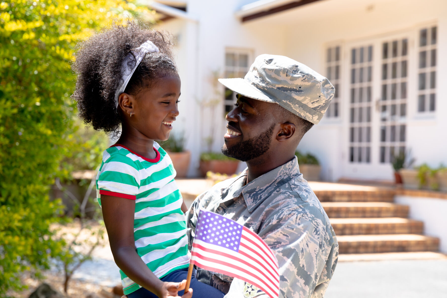 Veteran and daughter reuniting