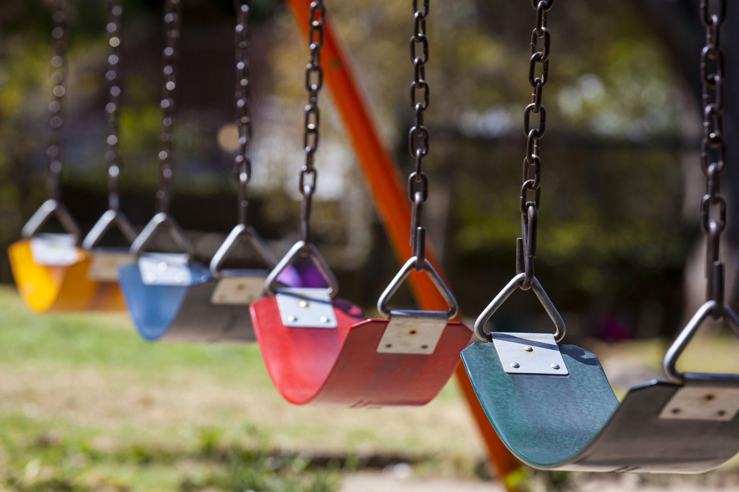 Playground swings