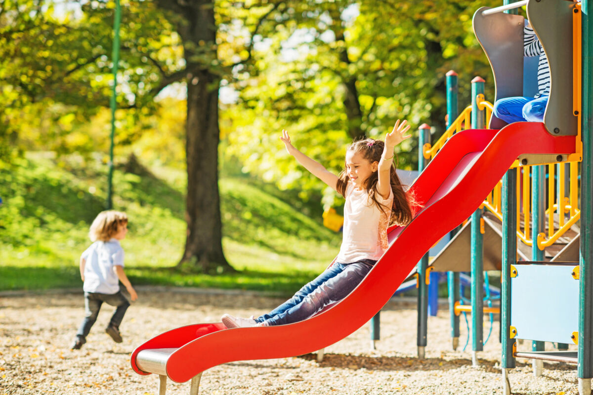 Children on a playground
