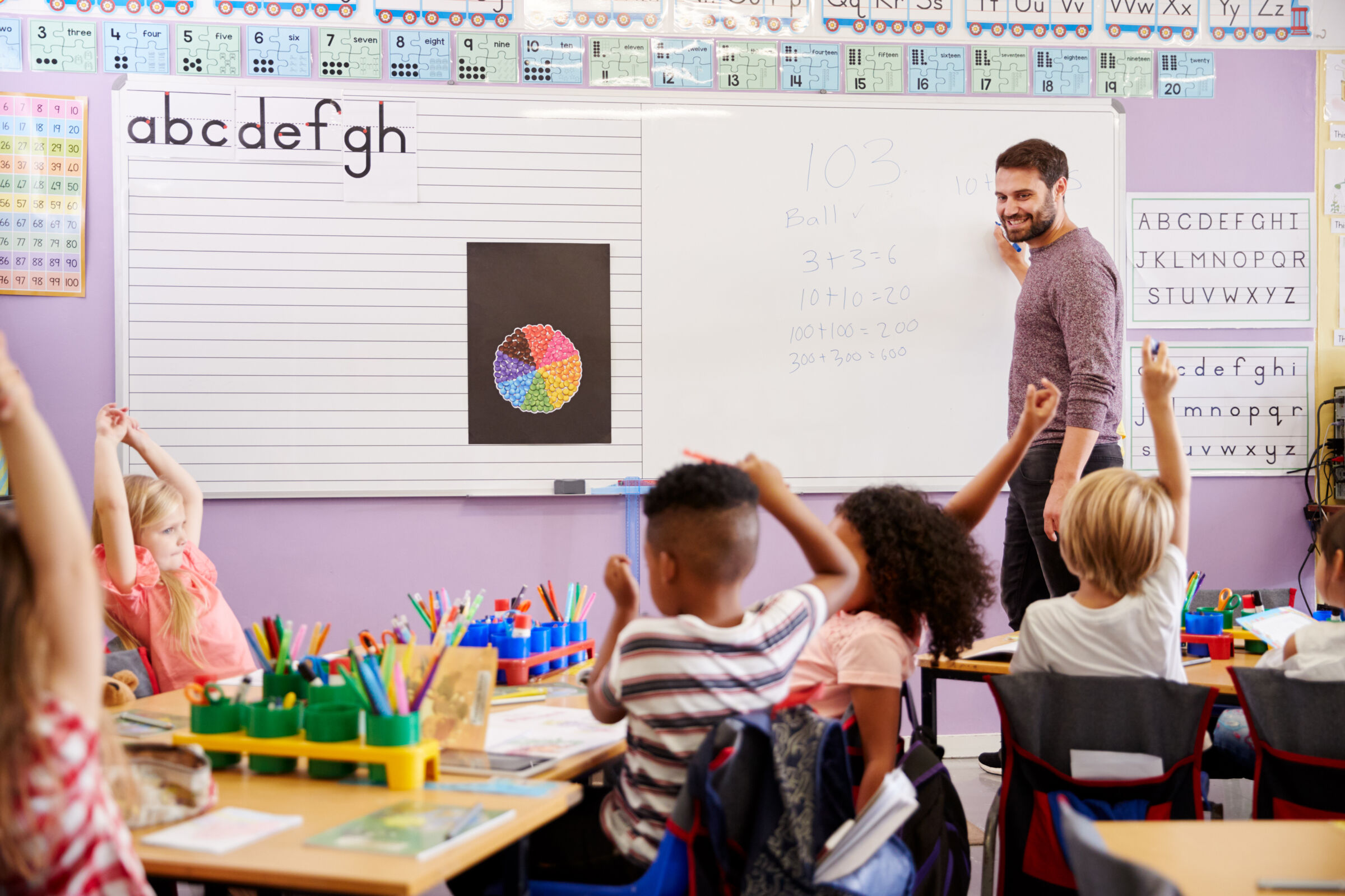Teaching a classroom of young children