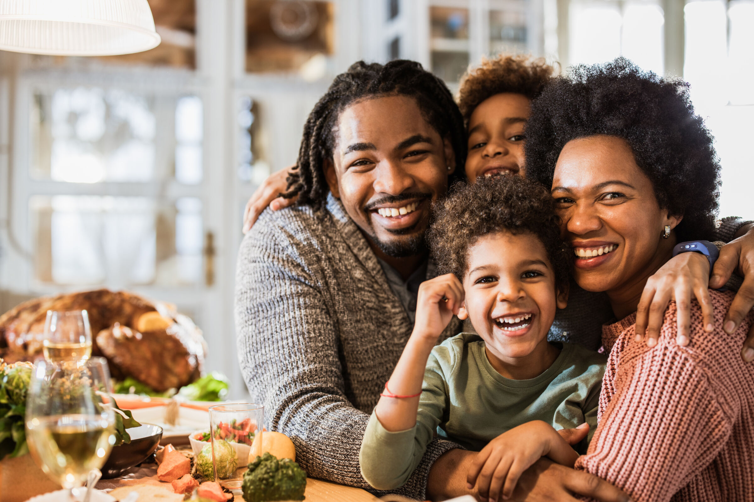 Family at Thanksgiving