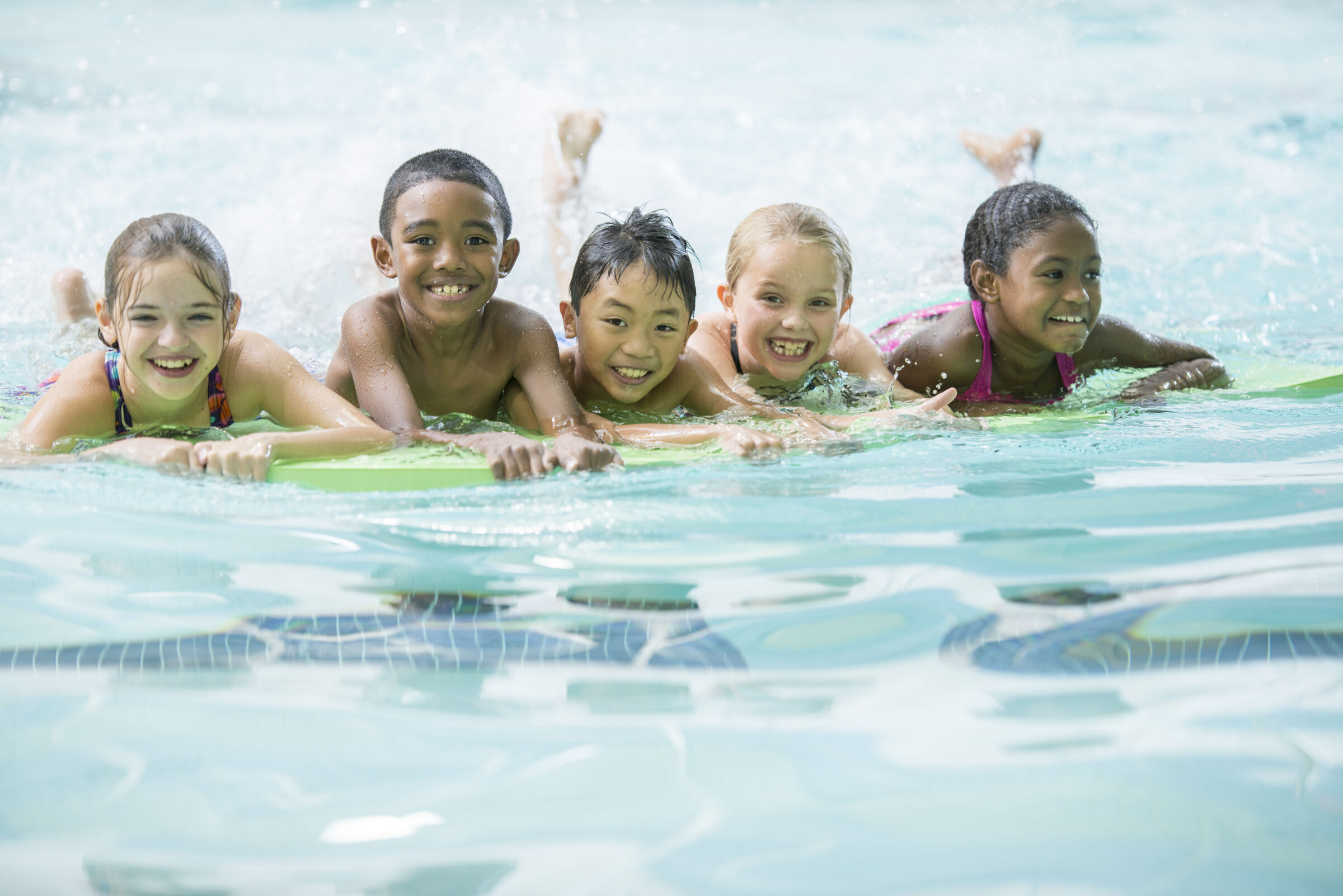 Kids at the pool