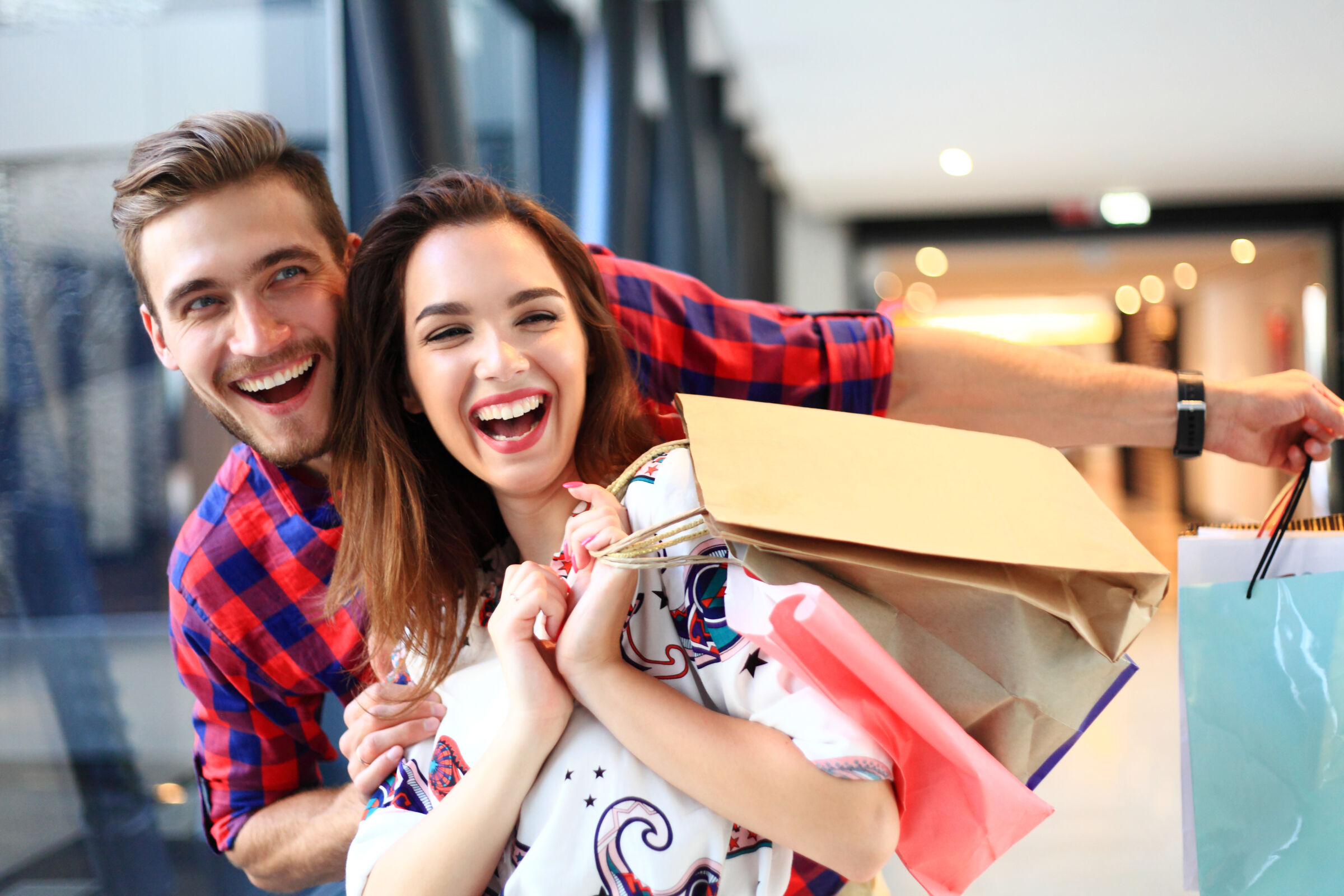 Couple shopping