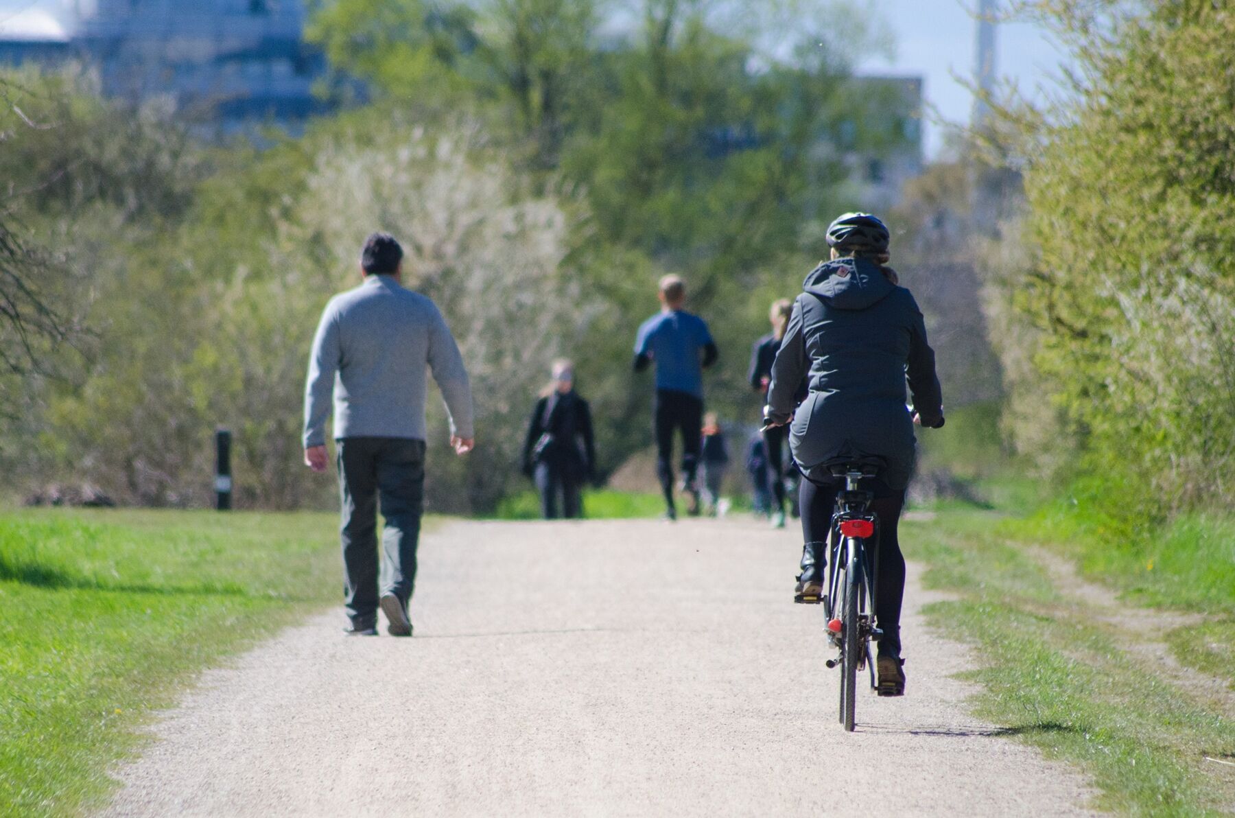 Walking and biking