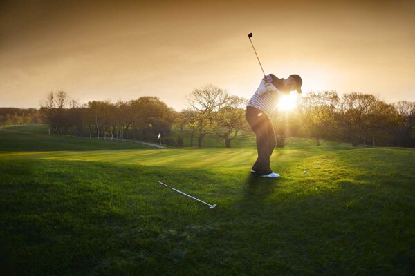 Golfing