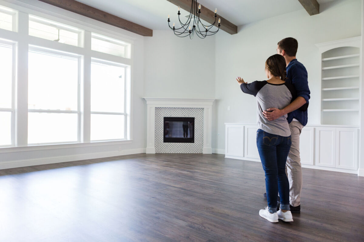 Couple Touring a Home for Sale