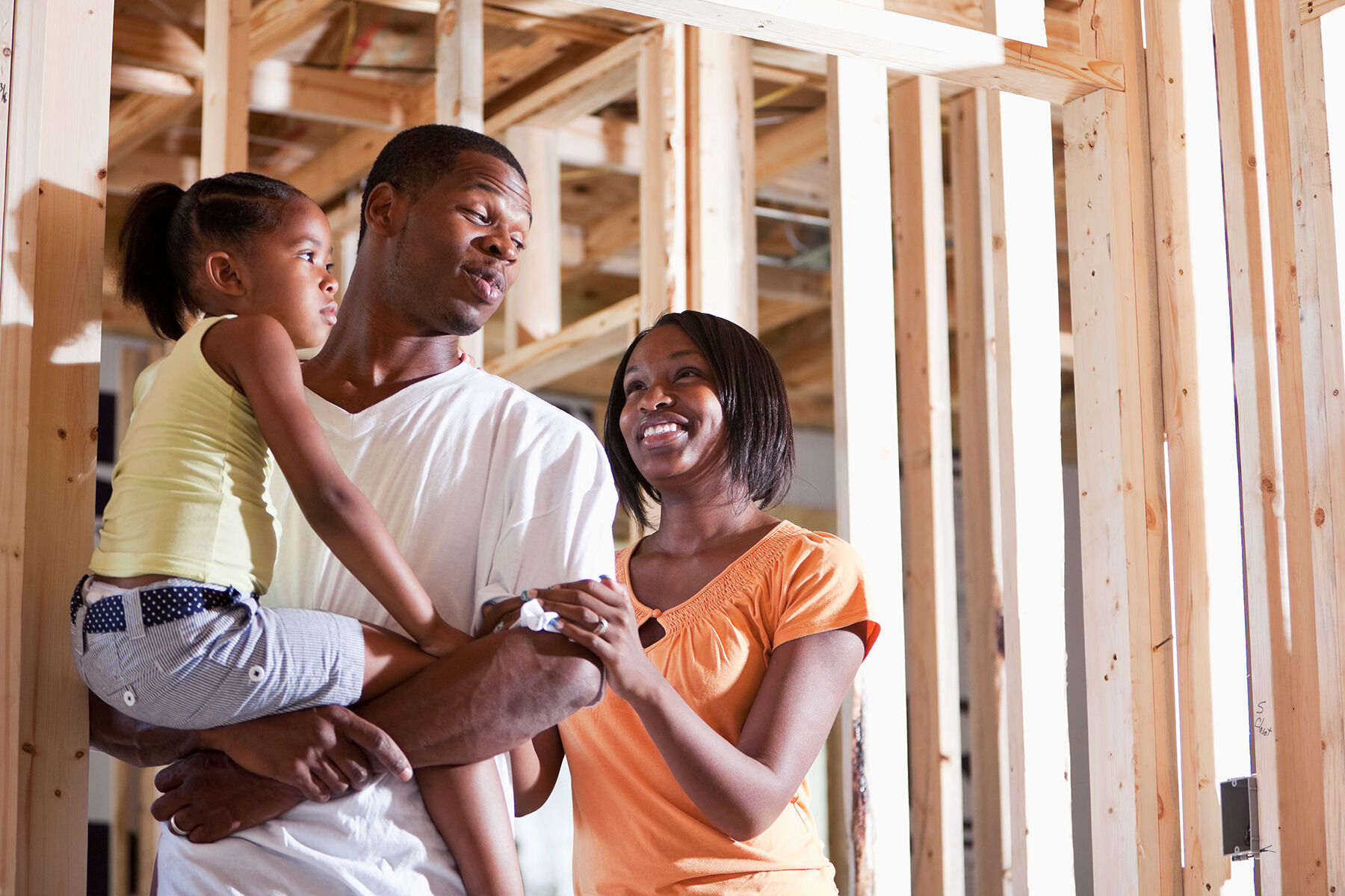 Family Touring a Home