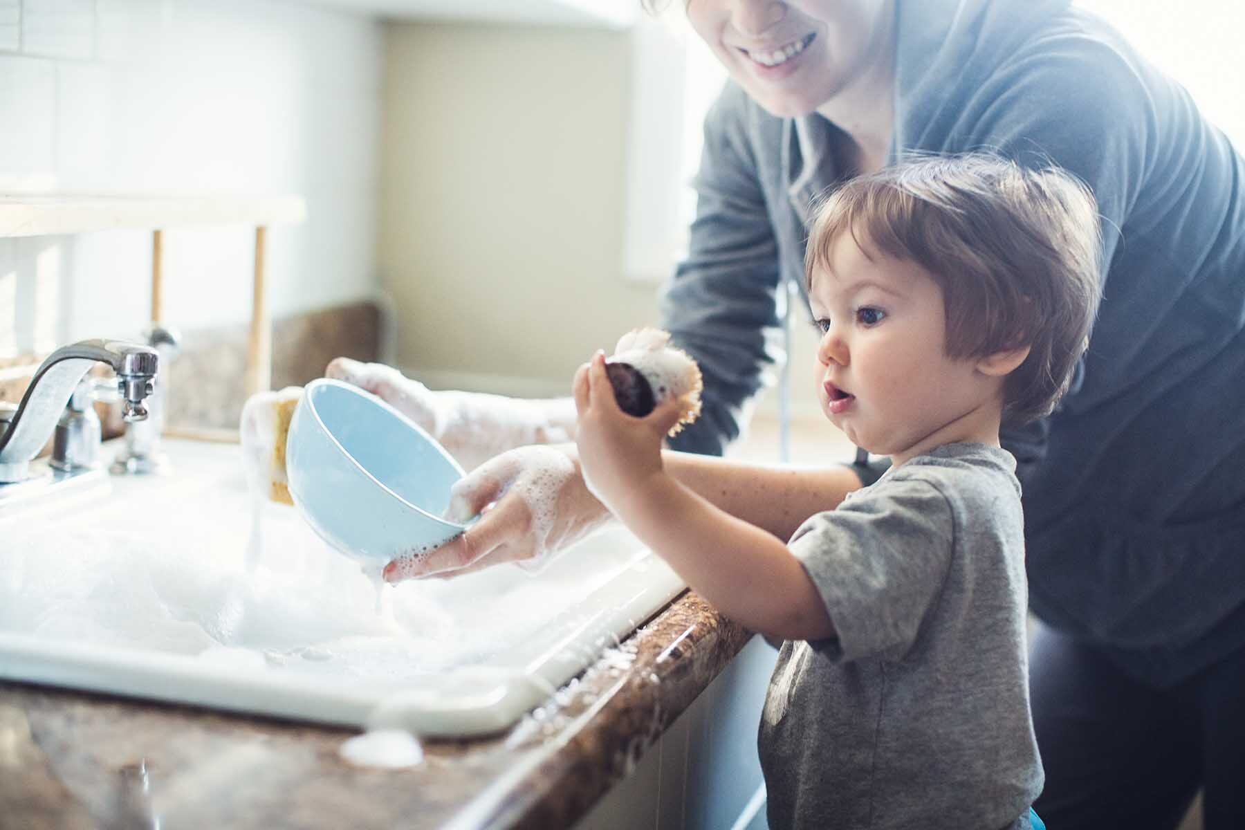 Washing Dishes