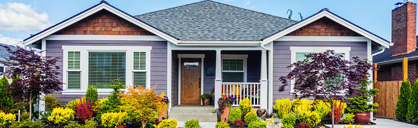 Home Exterior With Landscaping