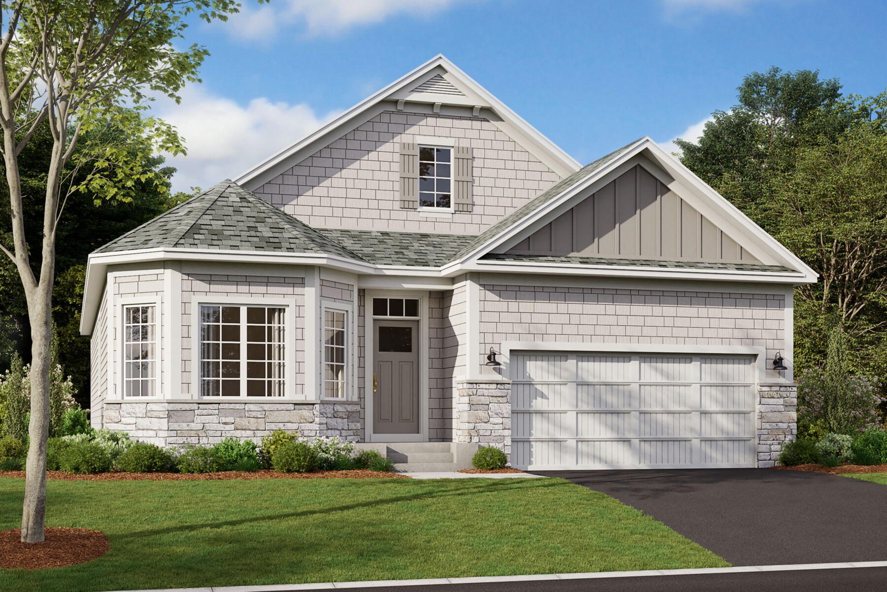 Grayson 2-Car Elevation B