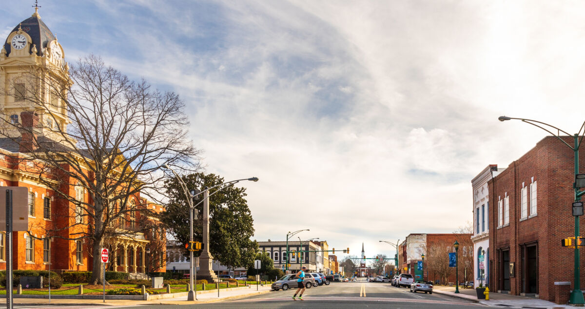 Downtown Monroe, North Carolina