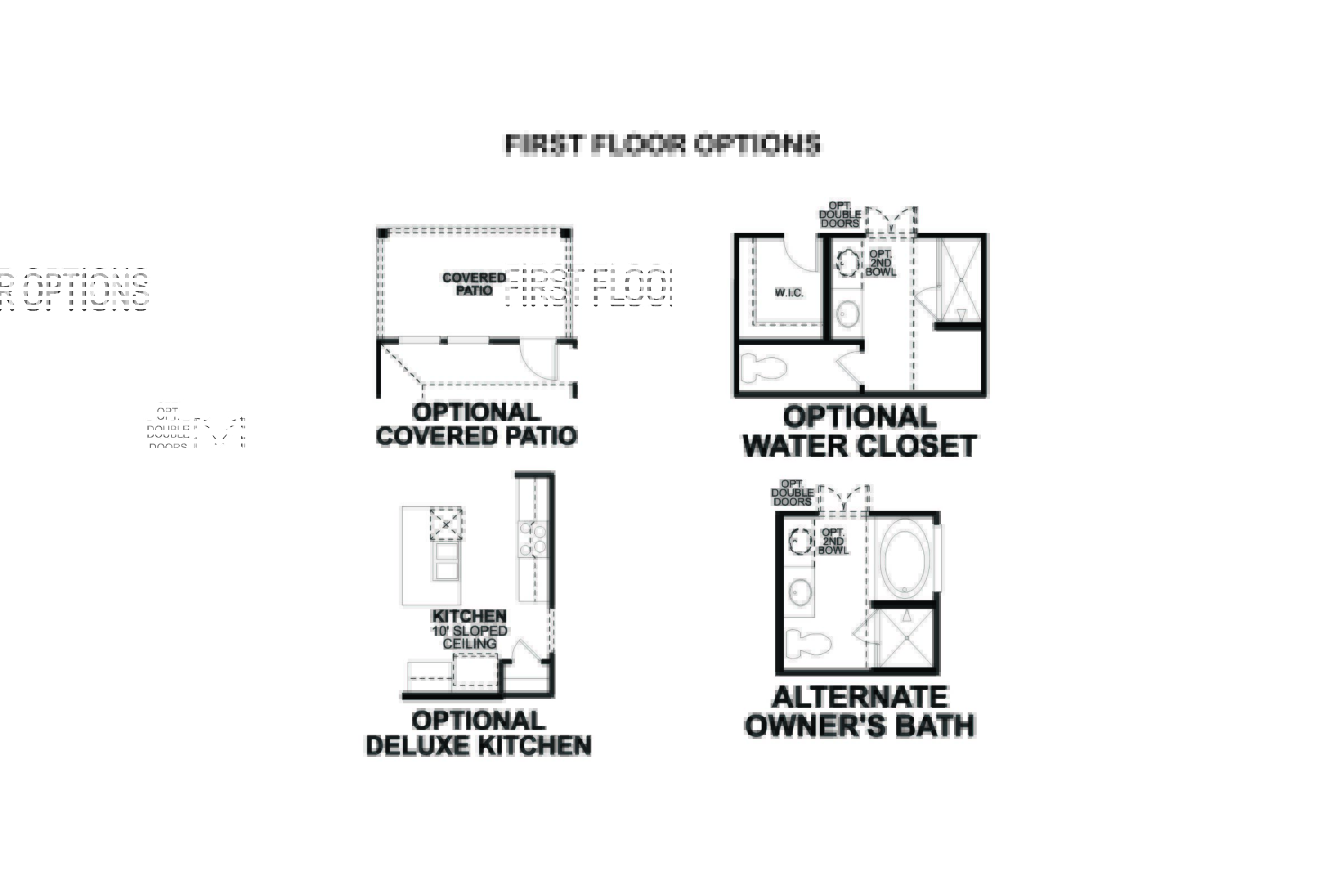 Azalea First Floor Options