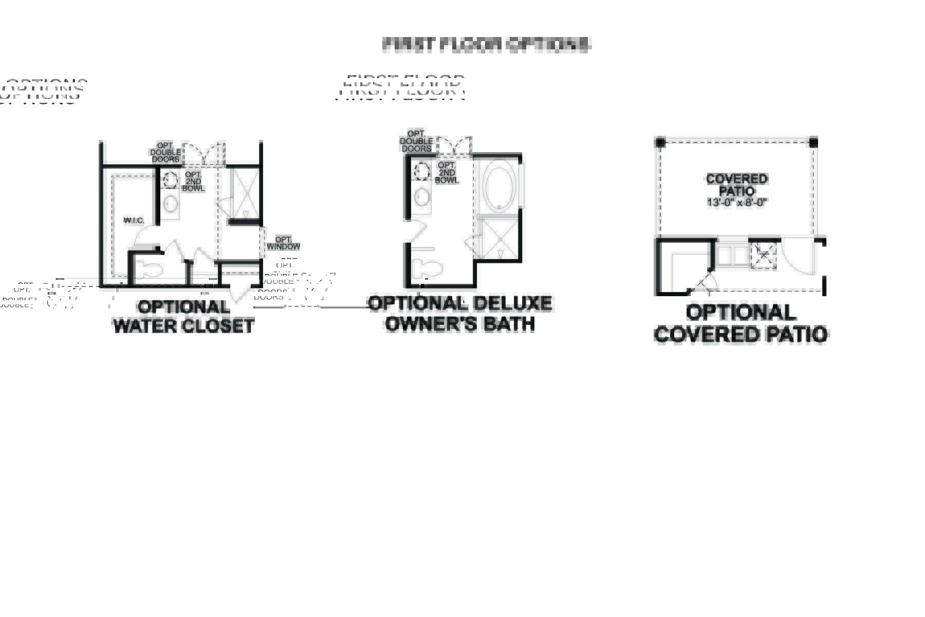Magnolia first floor options