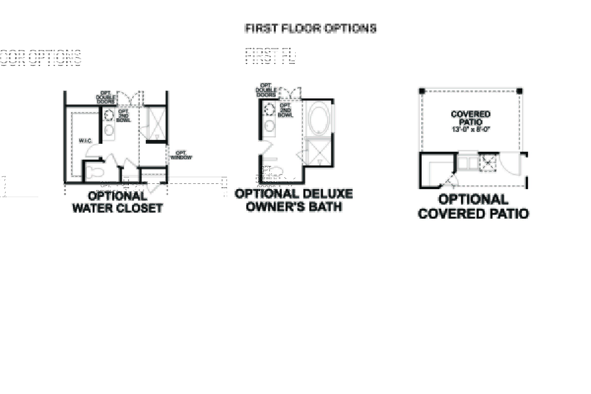 Magnolia first floor options