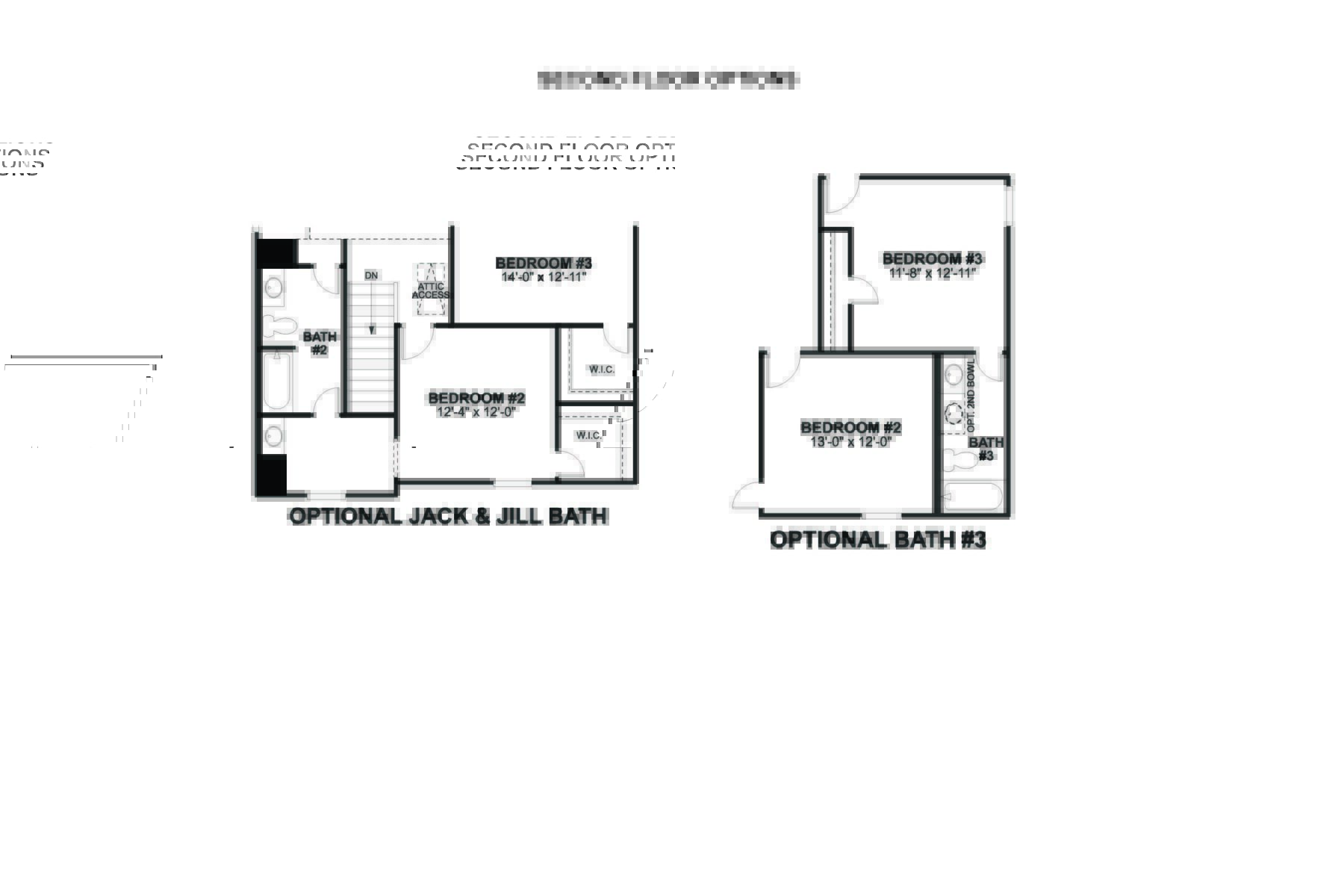 Dogwood second floor options