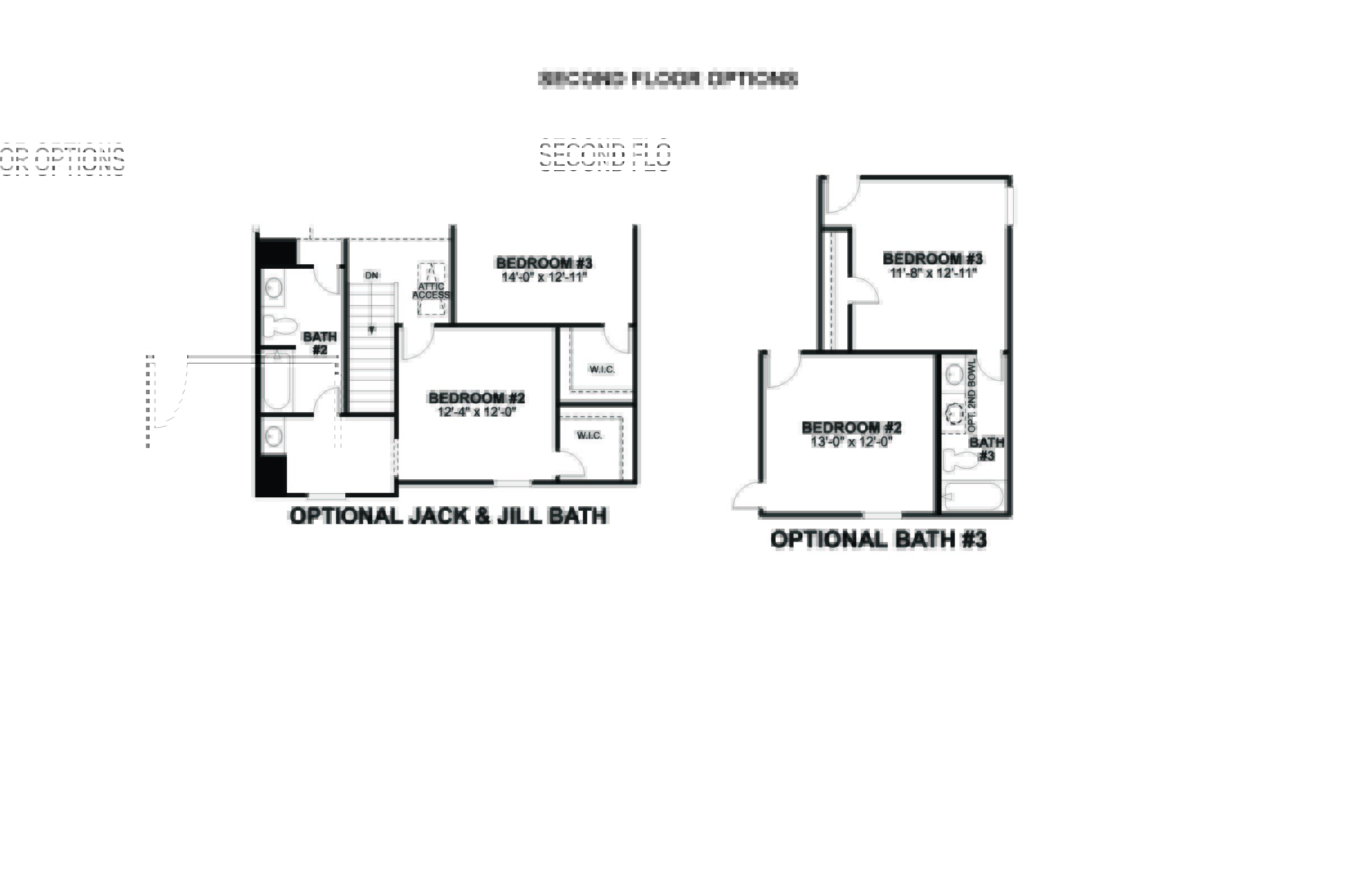 Dogwood second floor options