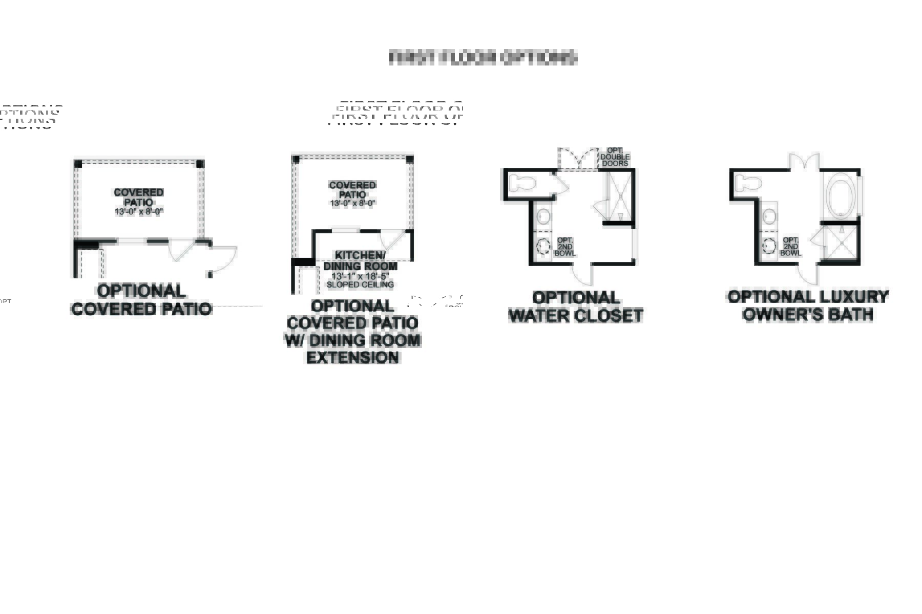 Larkspur first floor options