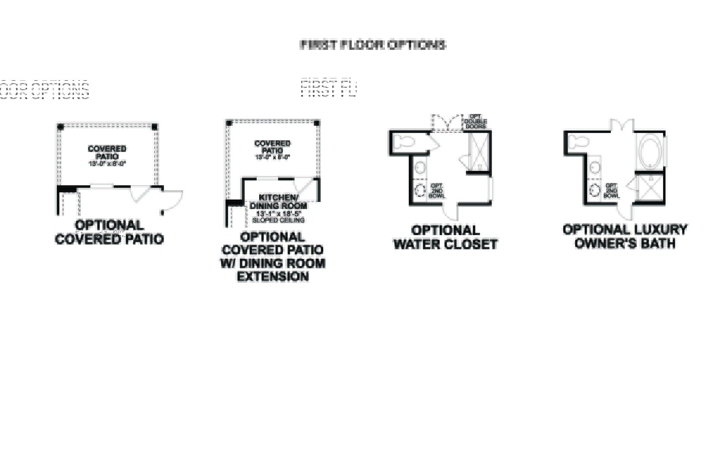 Larkspur first floor options