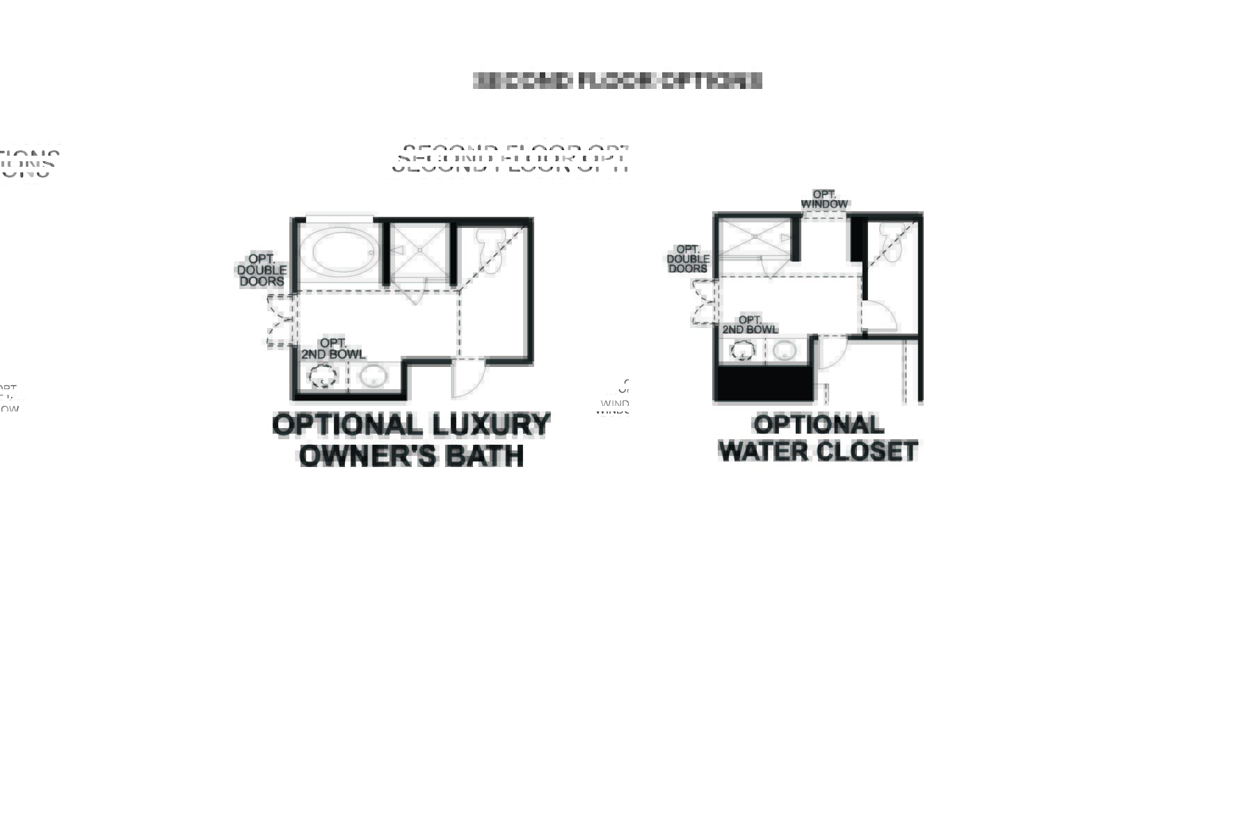 Wisteria second floor options
