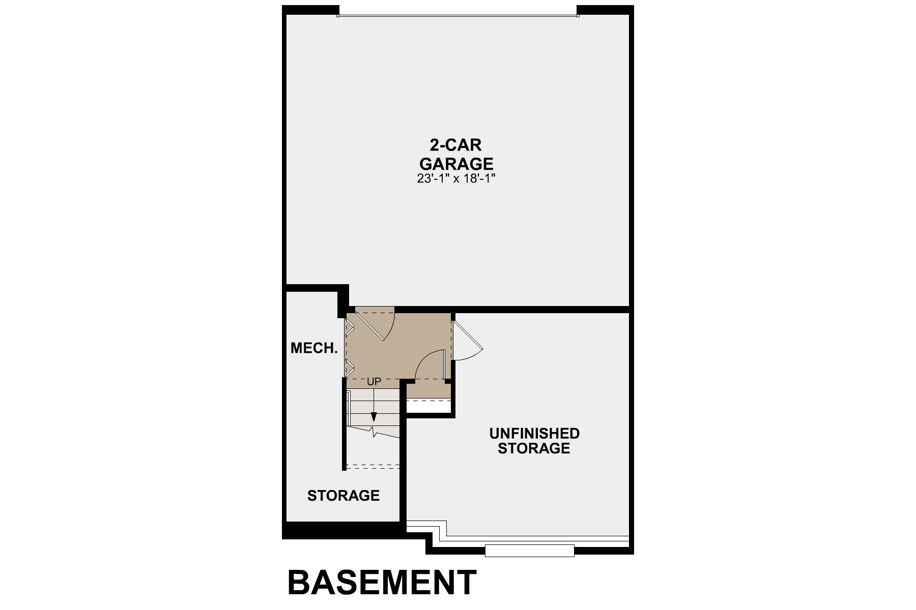 Dylan Floorplan - Basement
