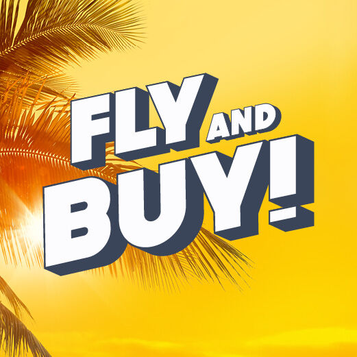 Orange Icon Fly and Buy 