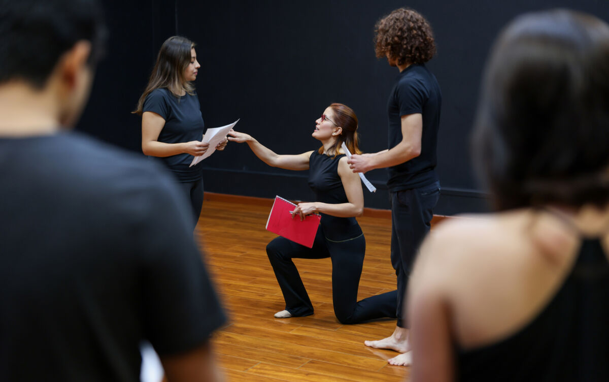Theater rehearsal