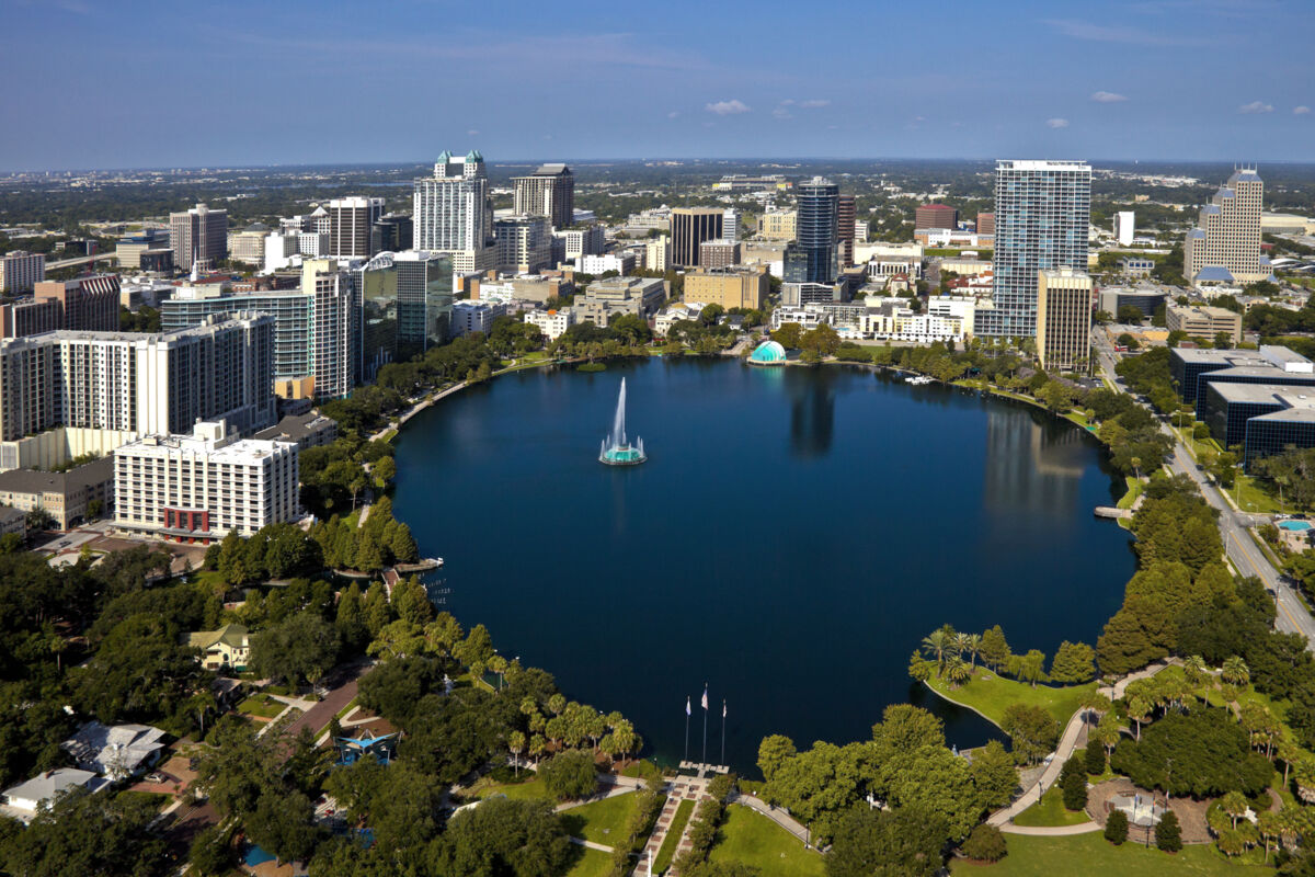 Orlando Skyline Aerial