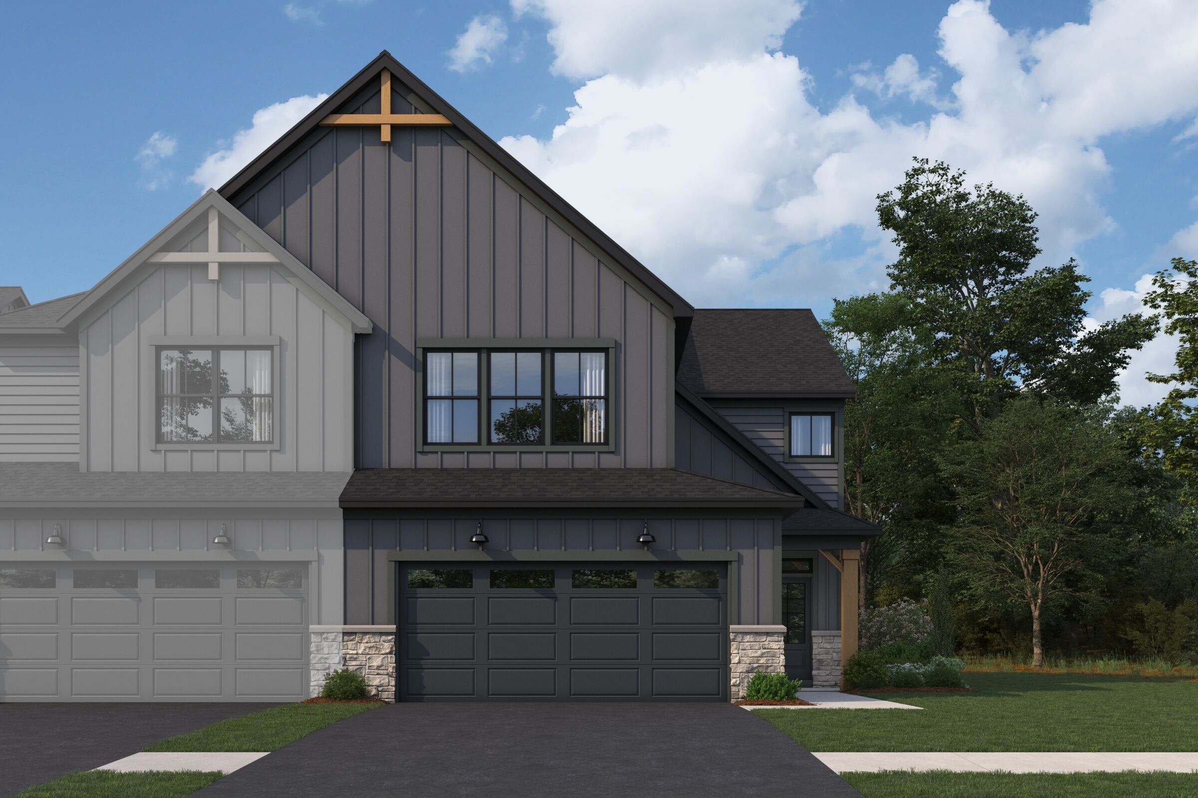 Campbell Urban Farmhouse Elevation