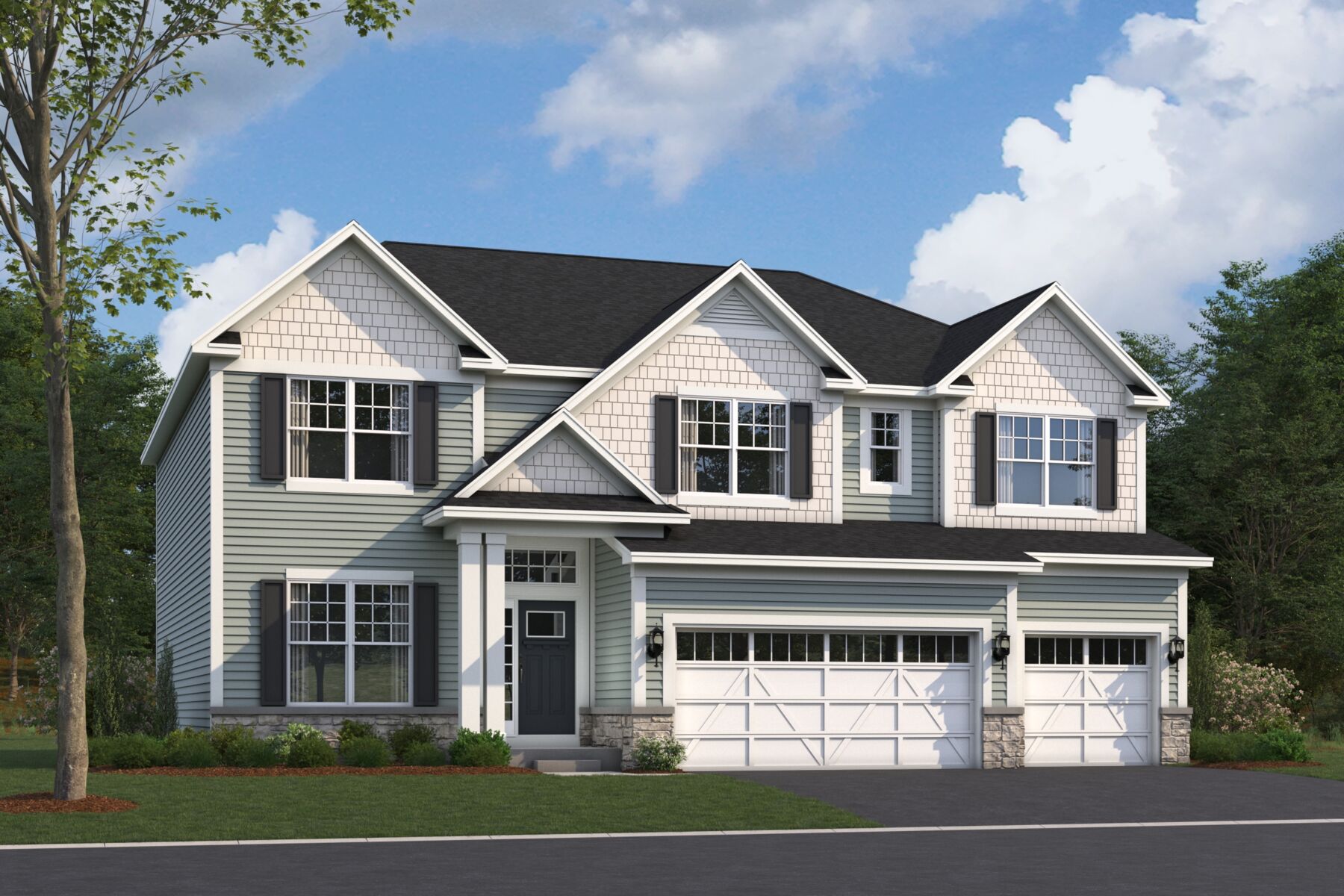 Lyndale Elevation Newport Shingle 