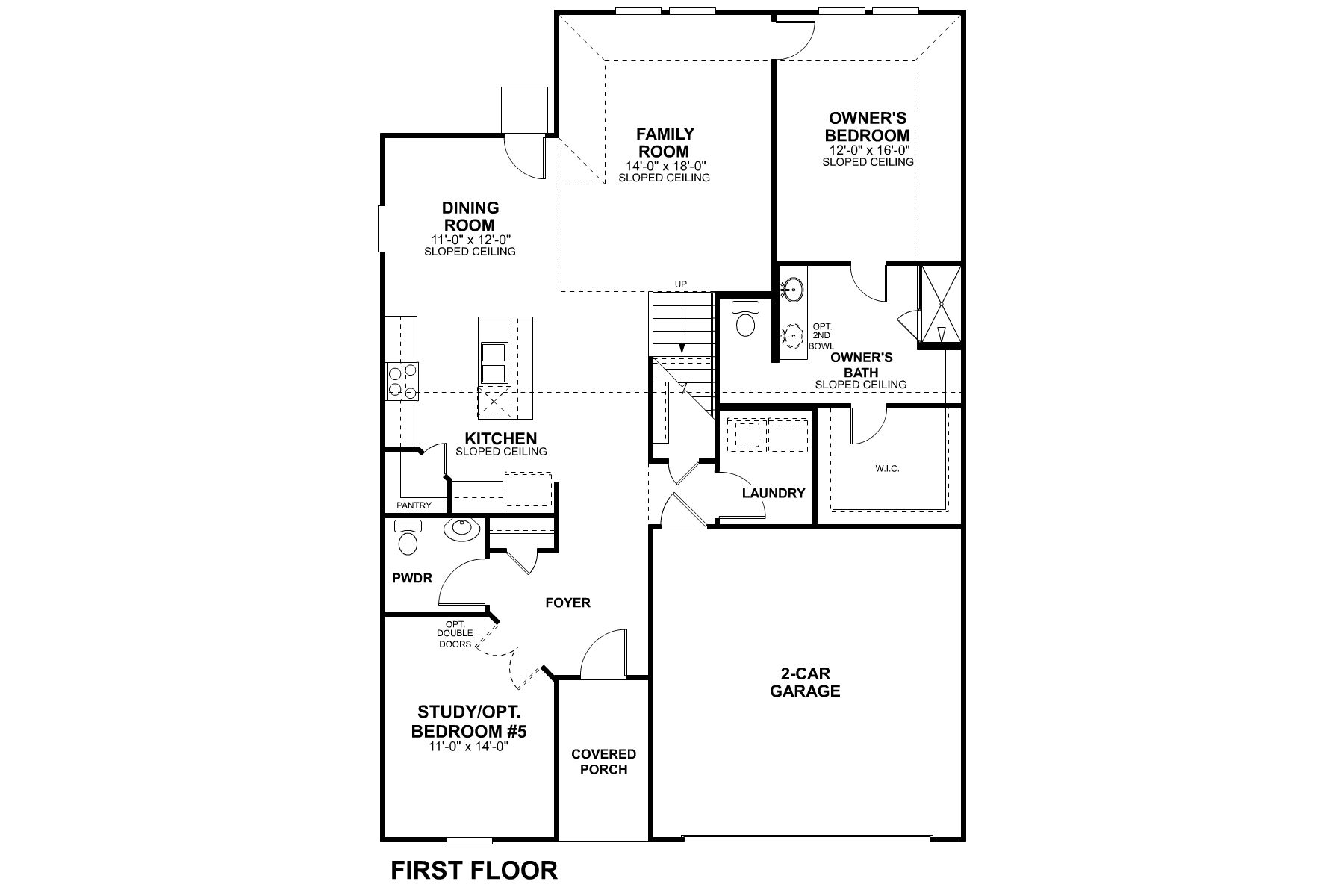 Caprock First Floor Floorplan 