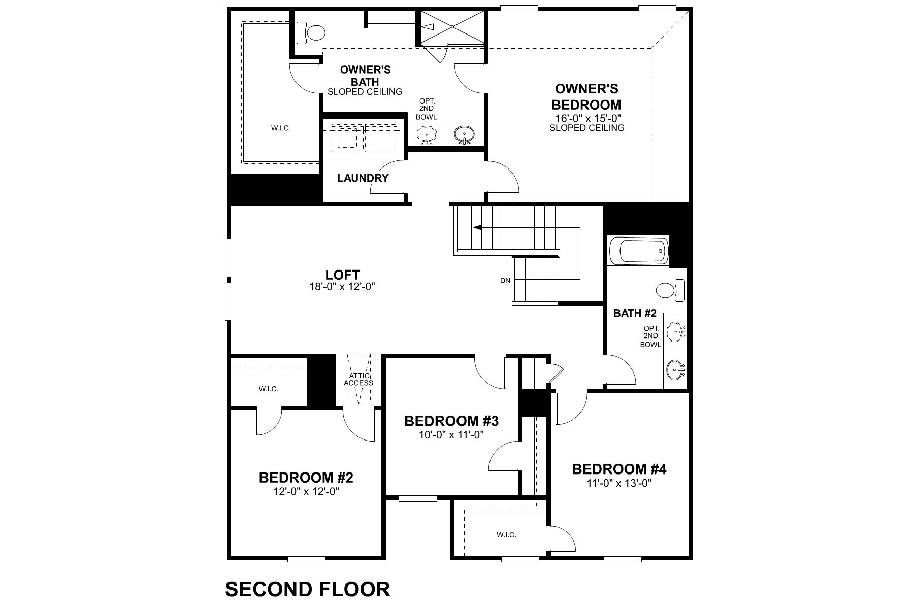 Eisenhower Second Floor Floorplan 