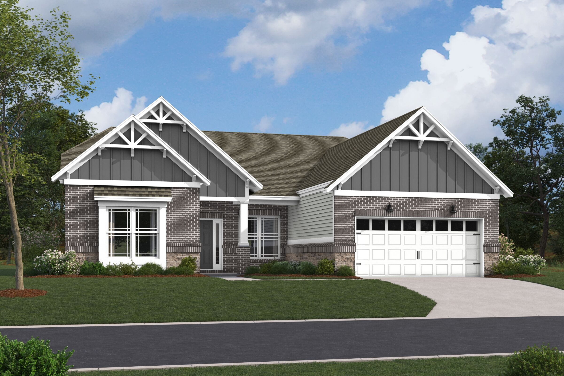 Cheswicke ll Elevation G with Optional Brick and S