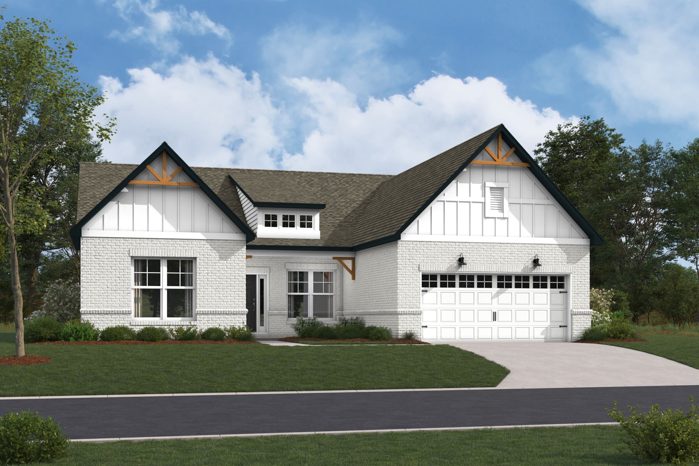 Cheswicke ll Elevation H with Optional Brick