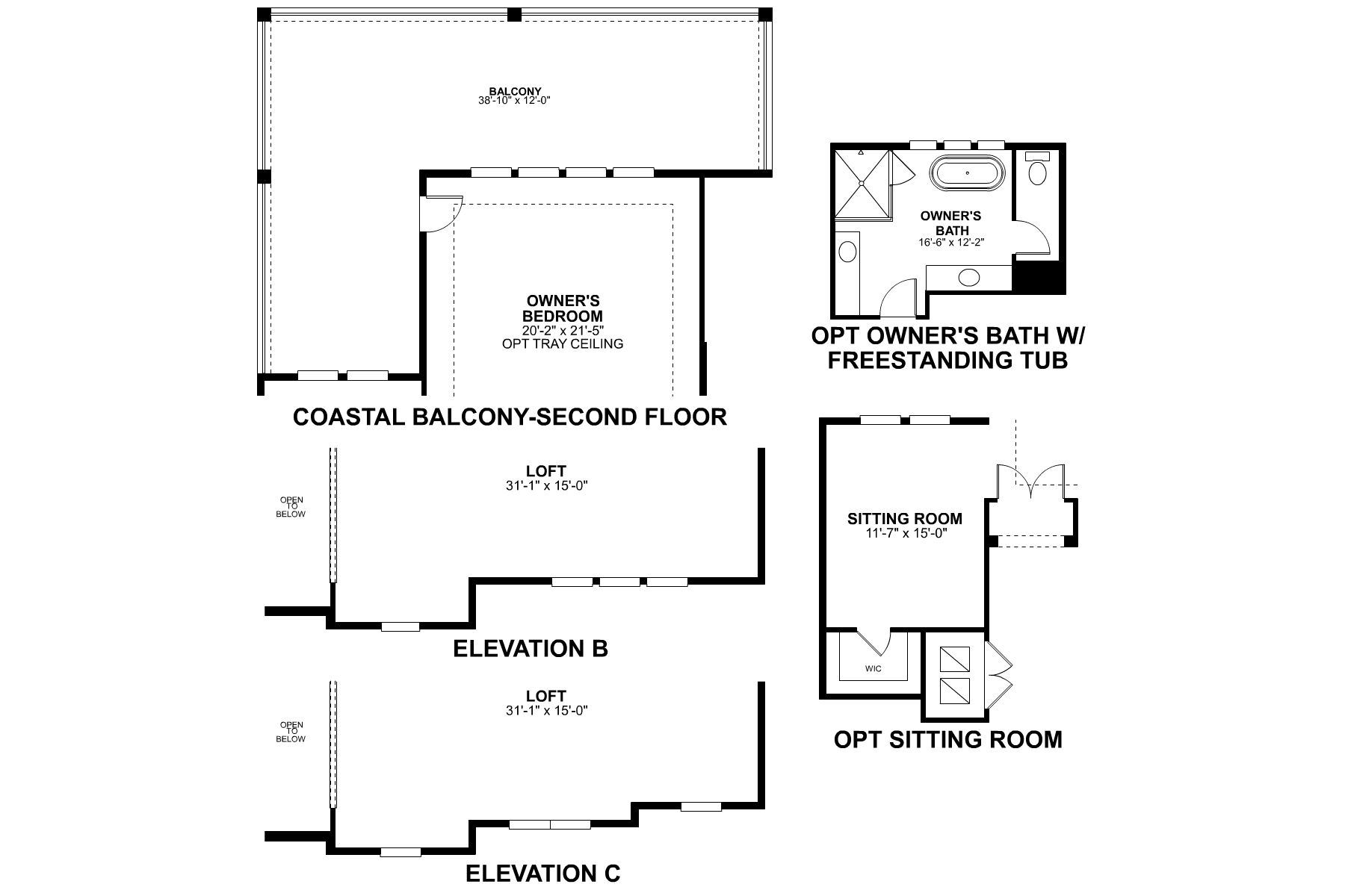 Newport XL Second Floor Options