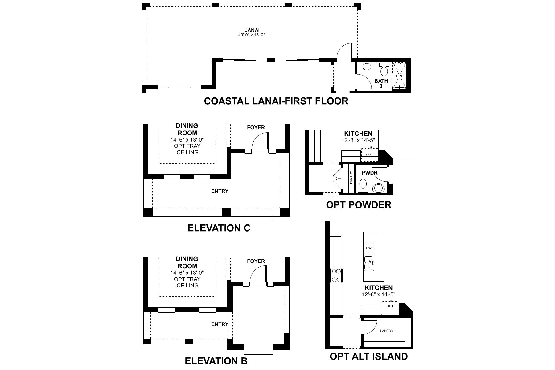 Harmony First Floor Options