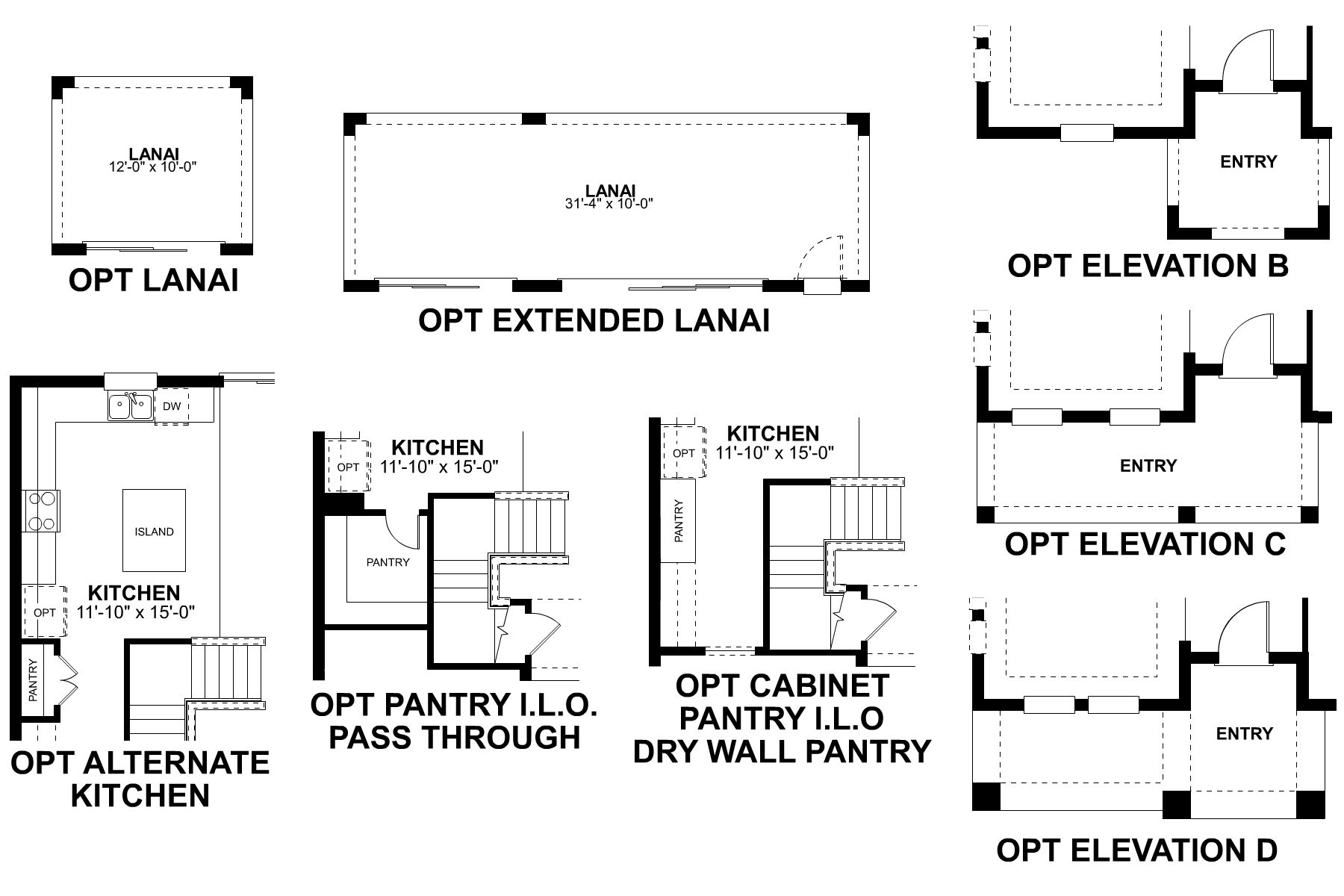 Lakeview First Floor Options