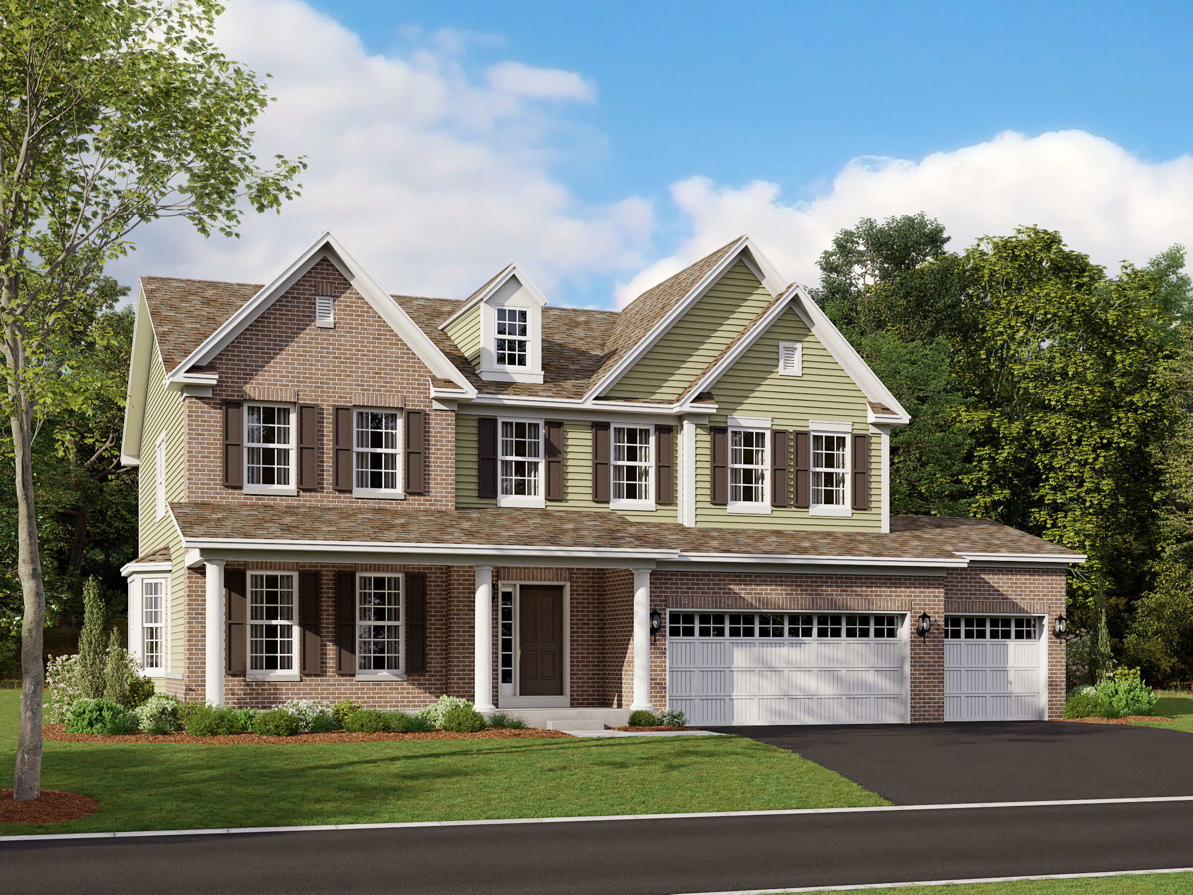 Fairchild Elevation Colonial Revival