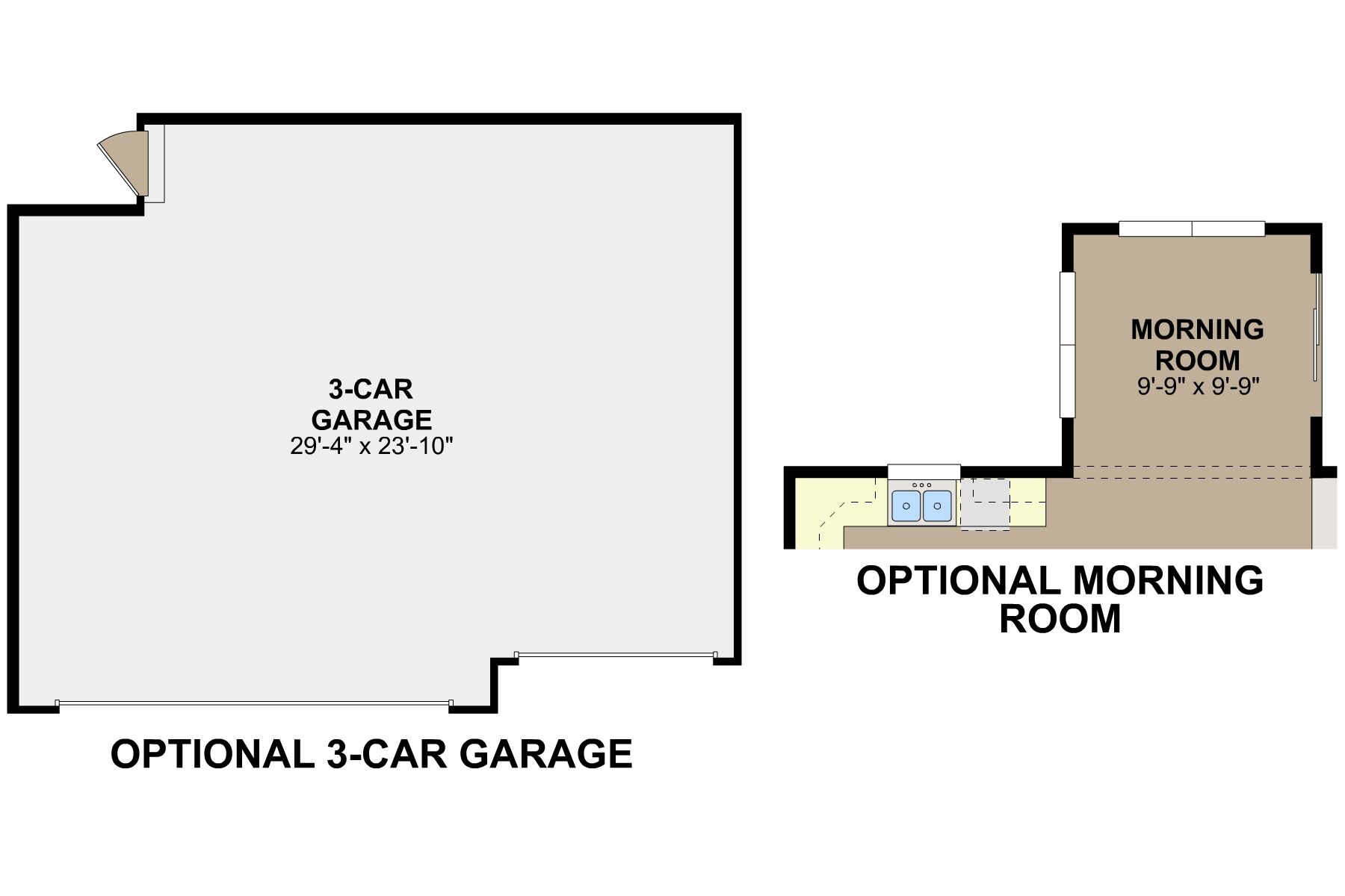 Waterbury First Floor Options