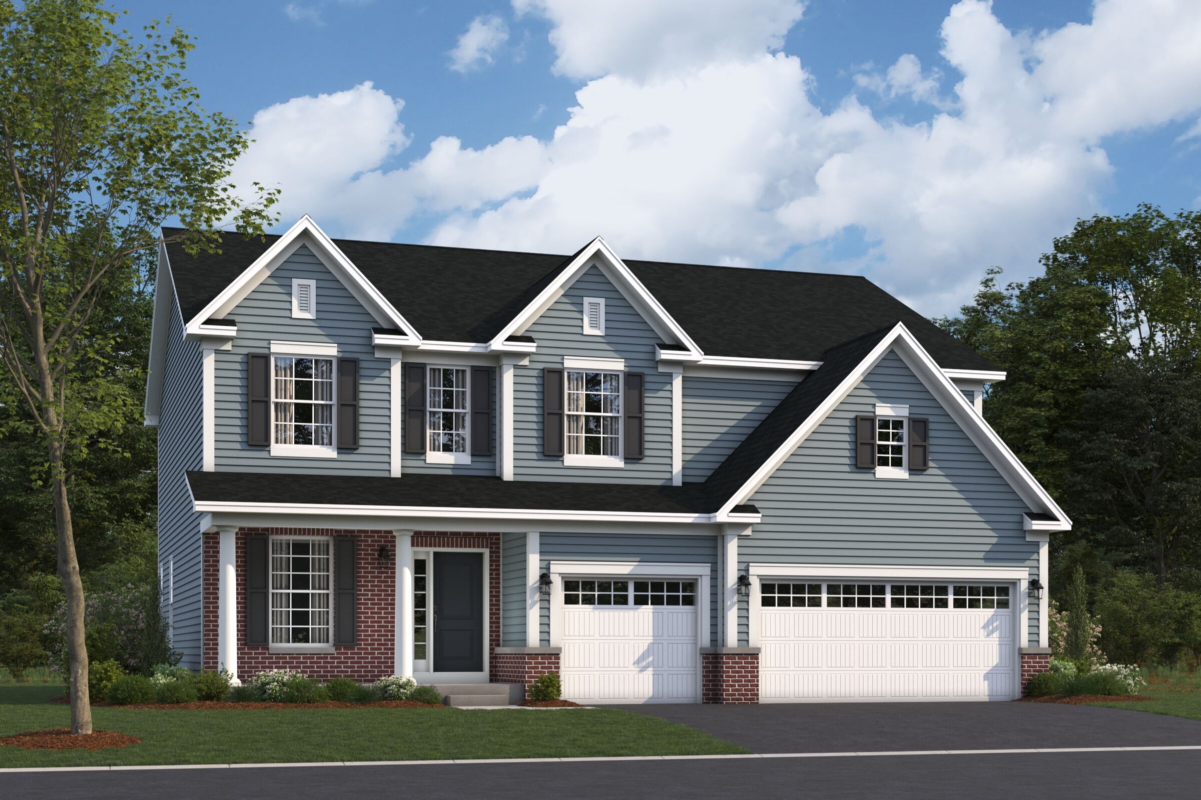 Essex Elevation Colonial Revival