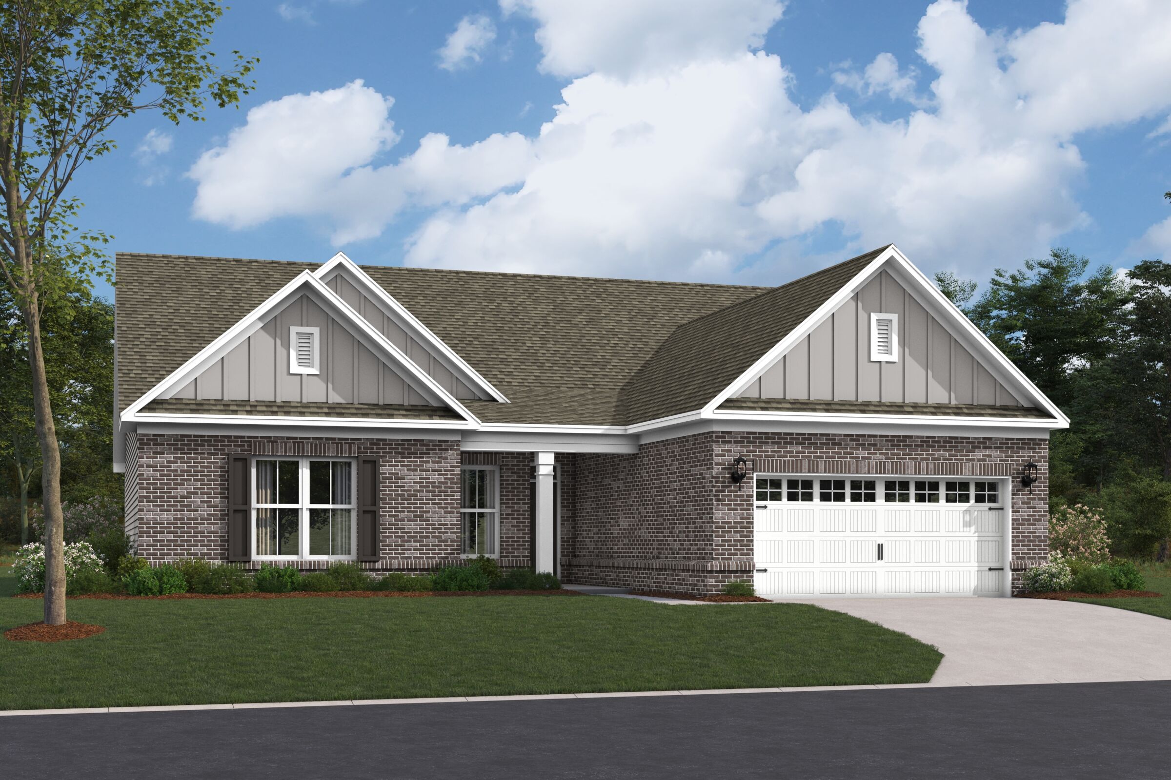 Kentmore Elevation A Optional Brick