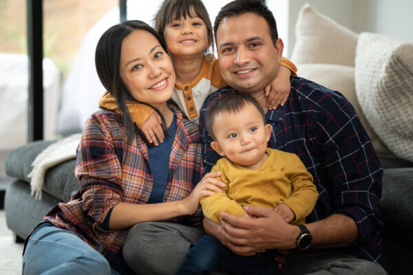 Smiling Family