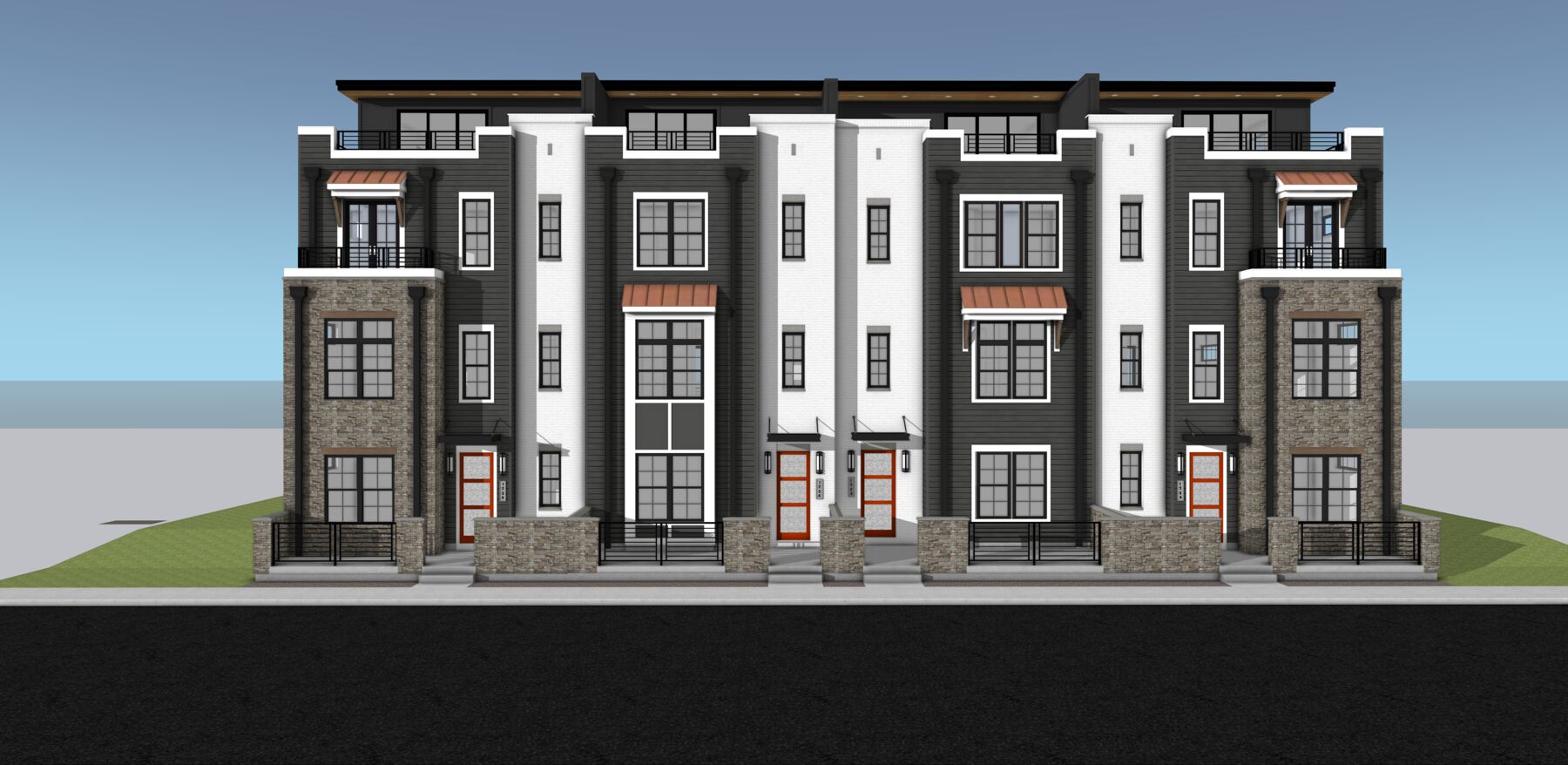 Skyview Exterior Rendering