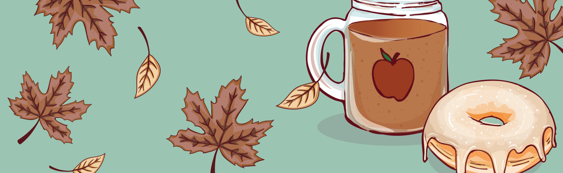 Cider and Donut Sunday Banner