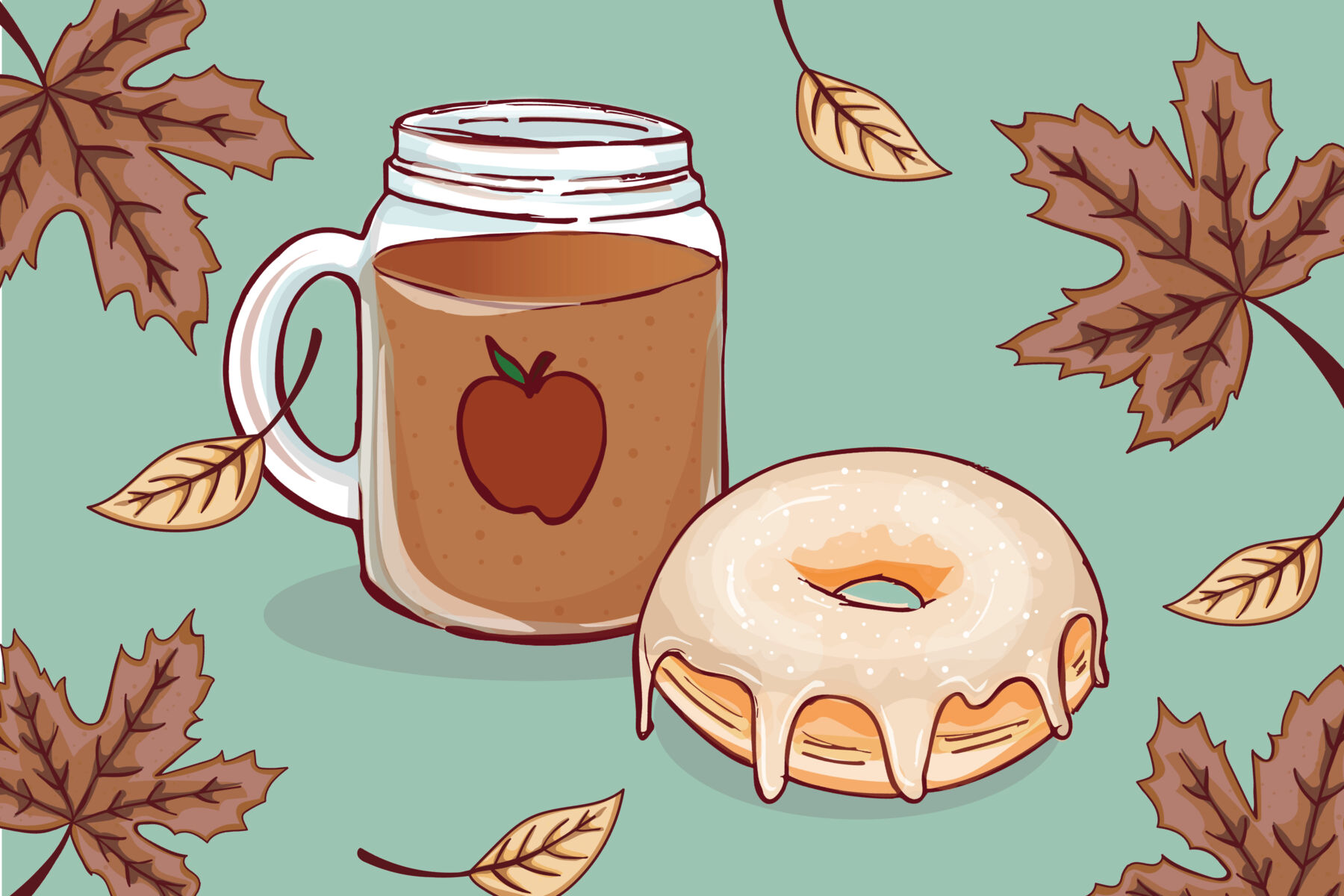 Cider and Donut Badge