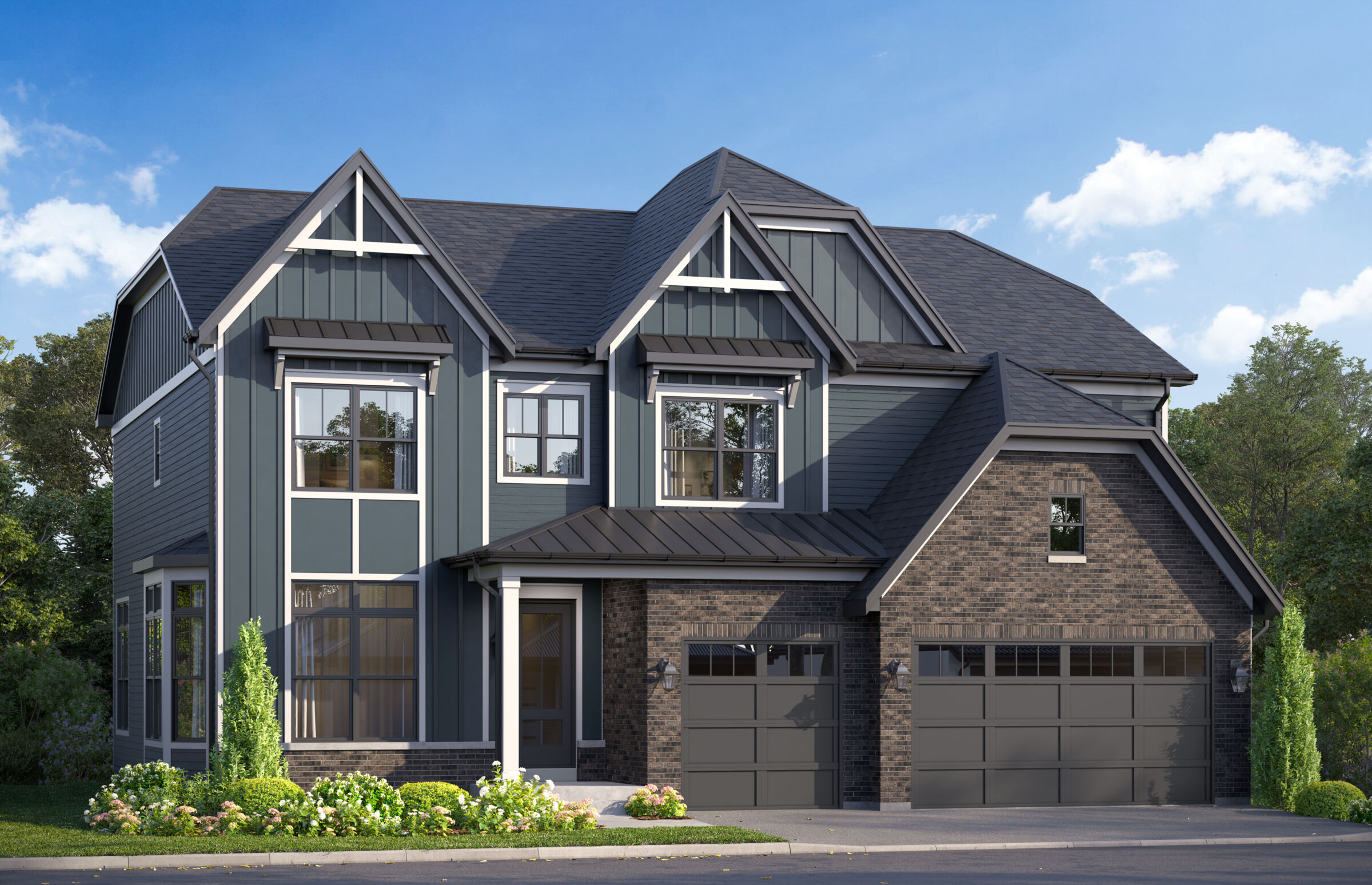  Lyndale Elevation New England Cottage