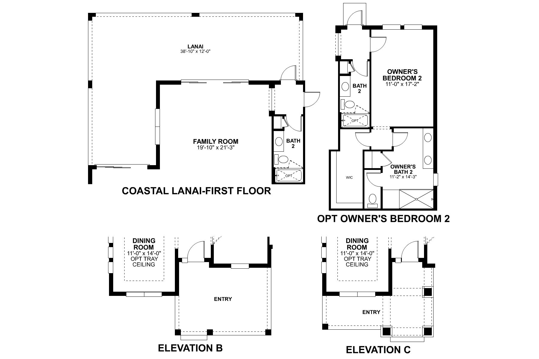 Newport First Floor Options