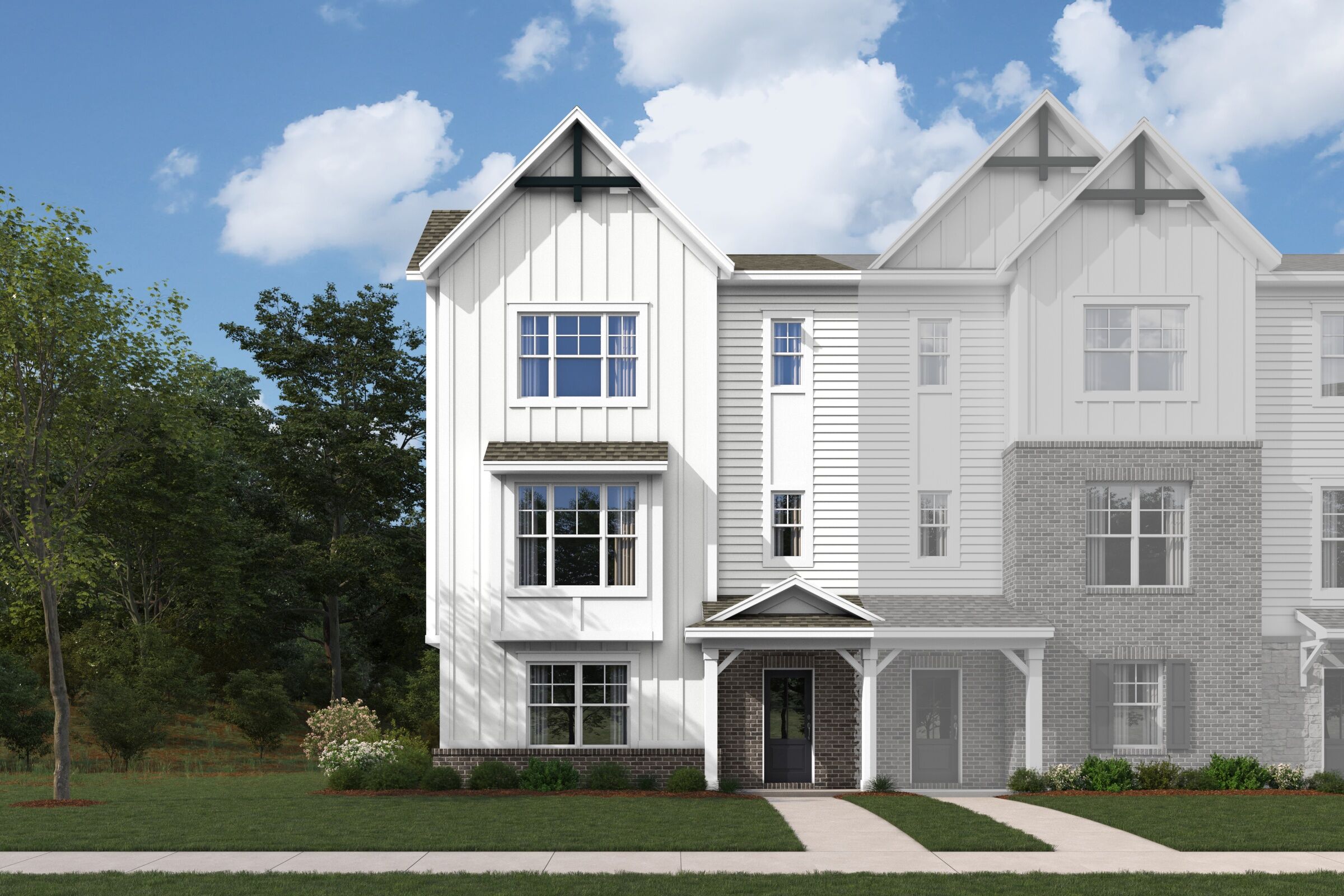 3 Story Elevation 5 Unit
